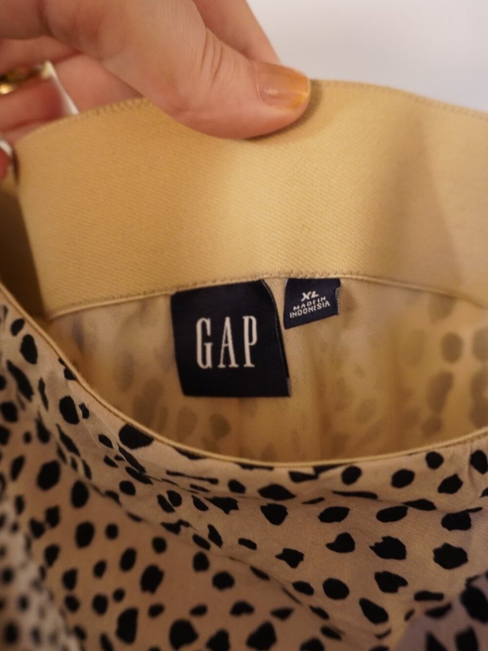 J.Crew + Gap XL Bundle – NWT Green Satin Pants & Animal Print Midi Skirt - Picture 8 of 8